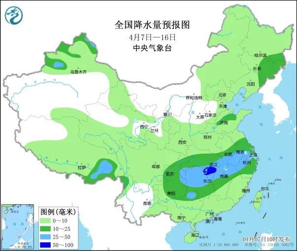 農(nóng)諺說(shuō)：大到暴雪大雨范圍中心已定，60年一遇冷春？(圖1)