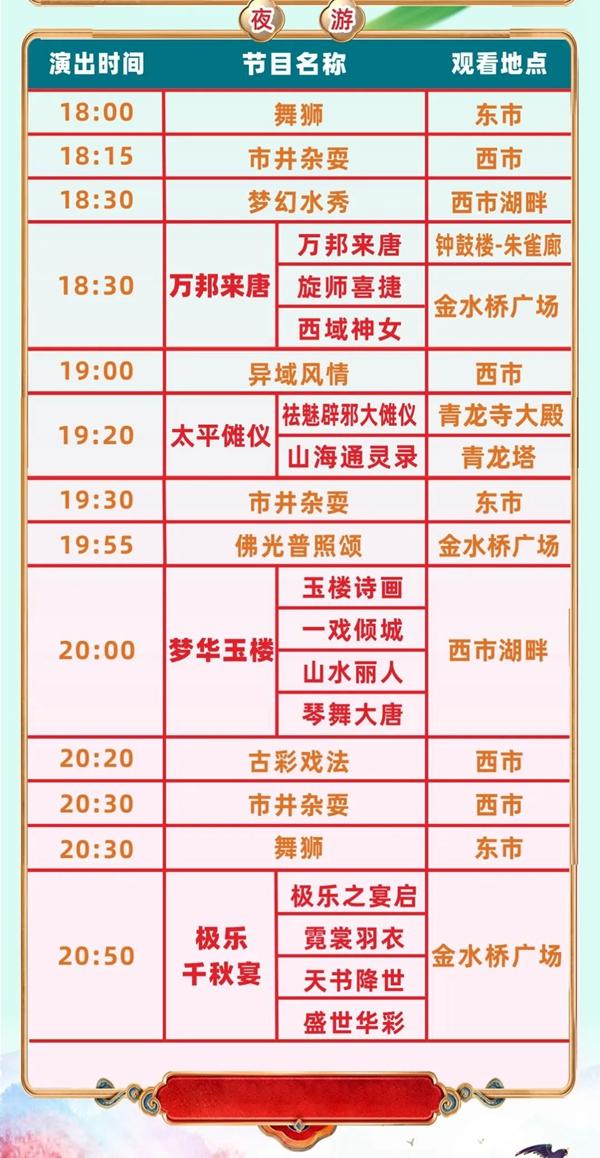 襄陽唐城夜游開放時(shí)間2024