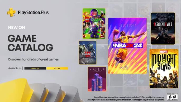 PlayStation Plus三月陣容：NBA 2K24、《生化危機3》、《午夜太陽》等(圖1)