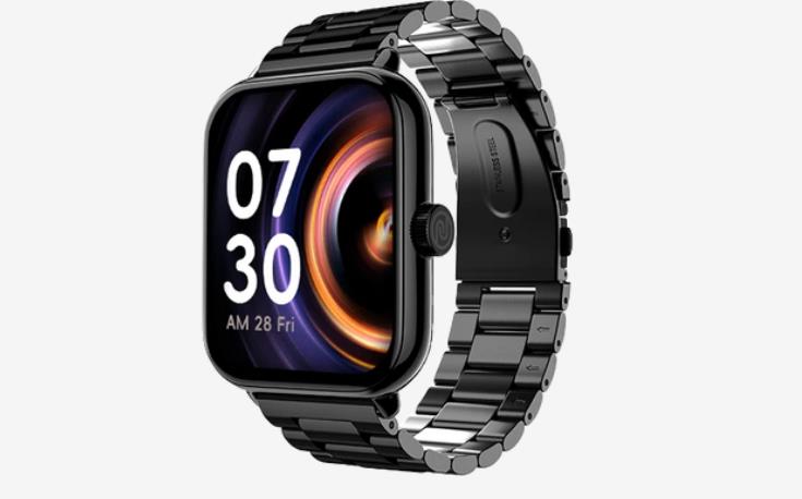 Noise ColorFit Icon 3 Plus推出 采用類似Apple Watch的設計和金屬表帶(圖1)