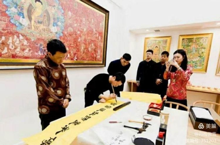 博采萬象貫古通今，筆神墨仙傳承千年——記中國抄經第一人，萬福圖騰創始人江南余良先生(圖37)