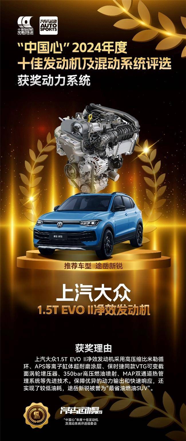 上汽大眾SUV途岳新銳發(fā)動(dòng)機(jī)獲獎(jiǎng)，實(shí)車測試表現(xiàn)出色(圖1)